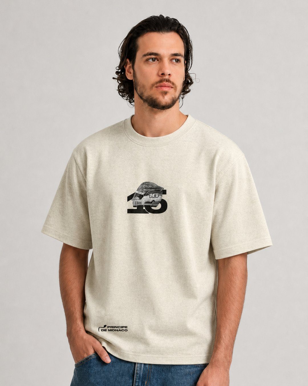 Camiseta Oversized Charles Leclerc IL Predestinato Mônaco 2026