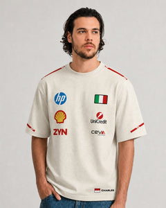 Camiseta Oversized Charles Leclerc Mônaco Edition 2026