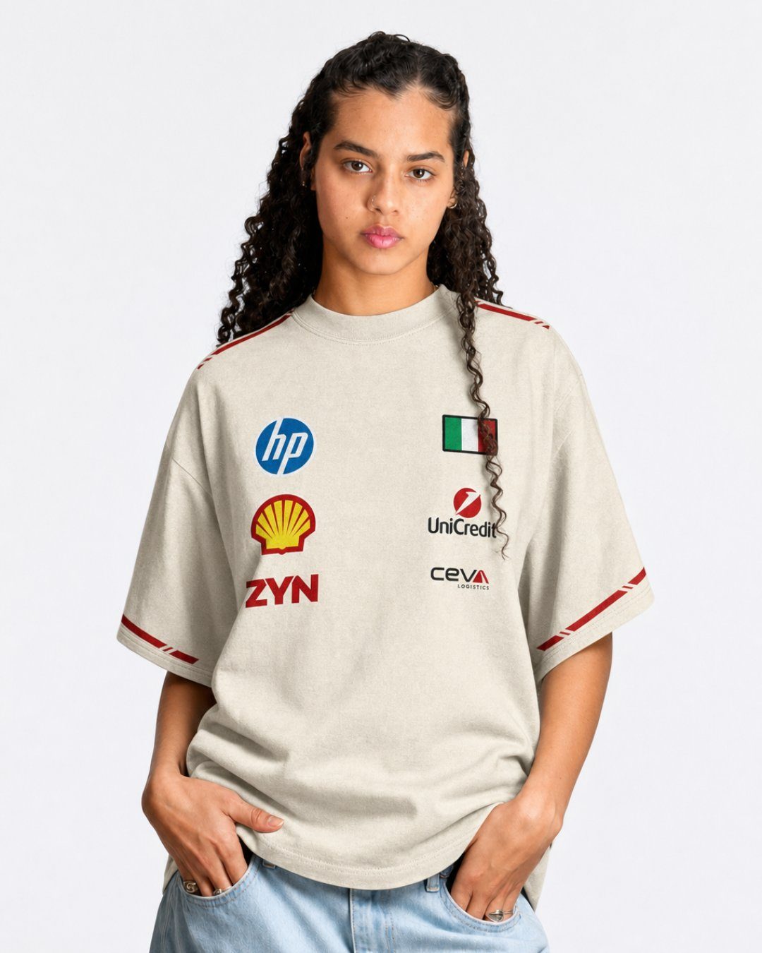 Camiseta Oversized Charles Leclerc Mônaco Edition 2026