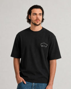 Camiseta Oversized Coleção Legends Tracks - Silverstone