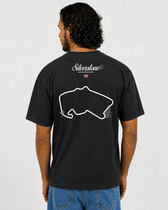 Camiseta Oversized Coleção Legends Tracks - Silverstone