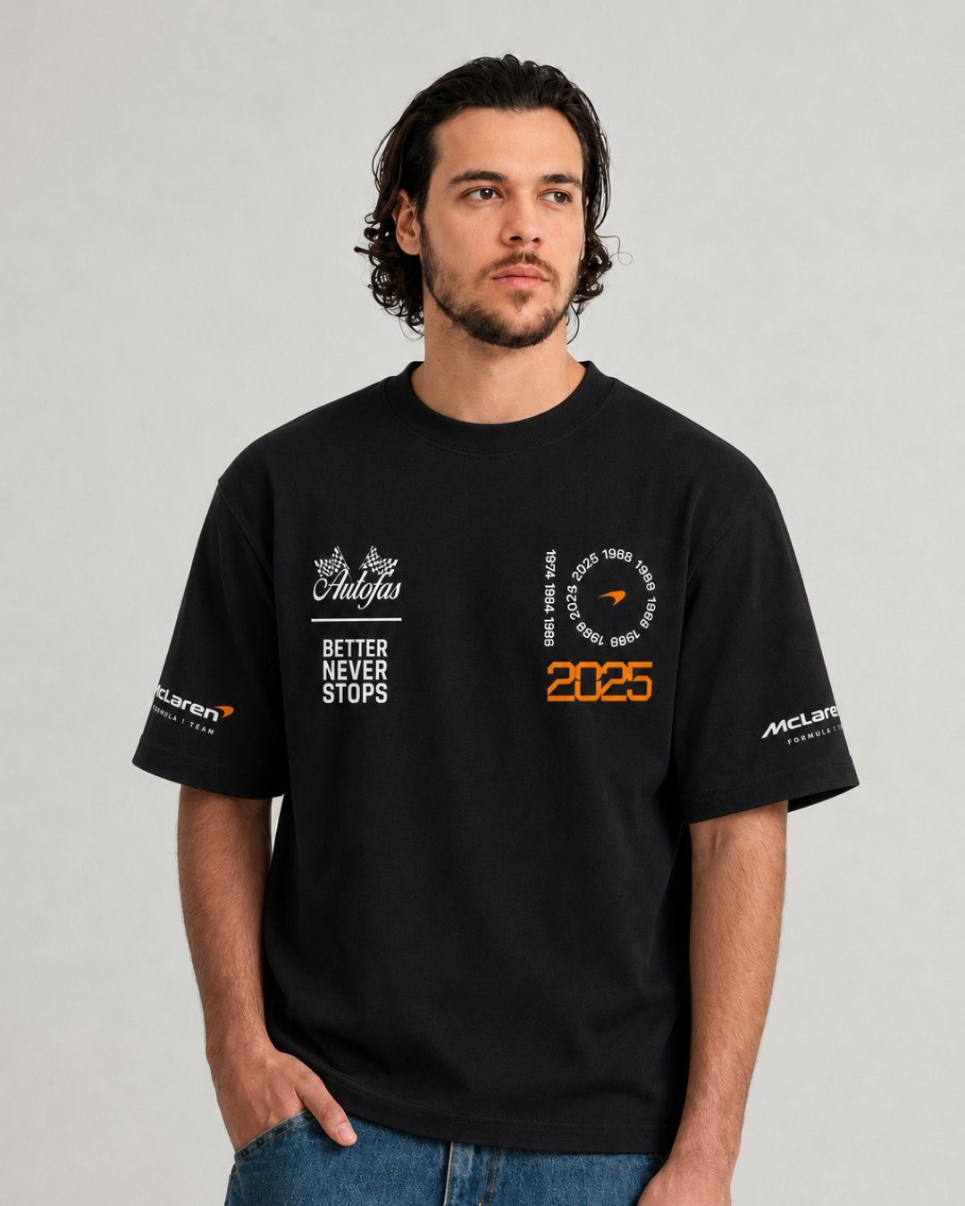Camiseta Oversized Edição Mclaren World Champion 2025