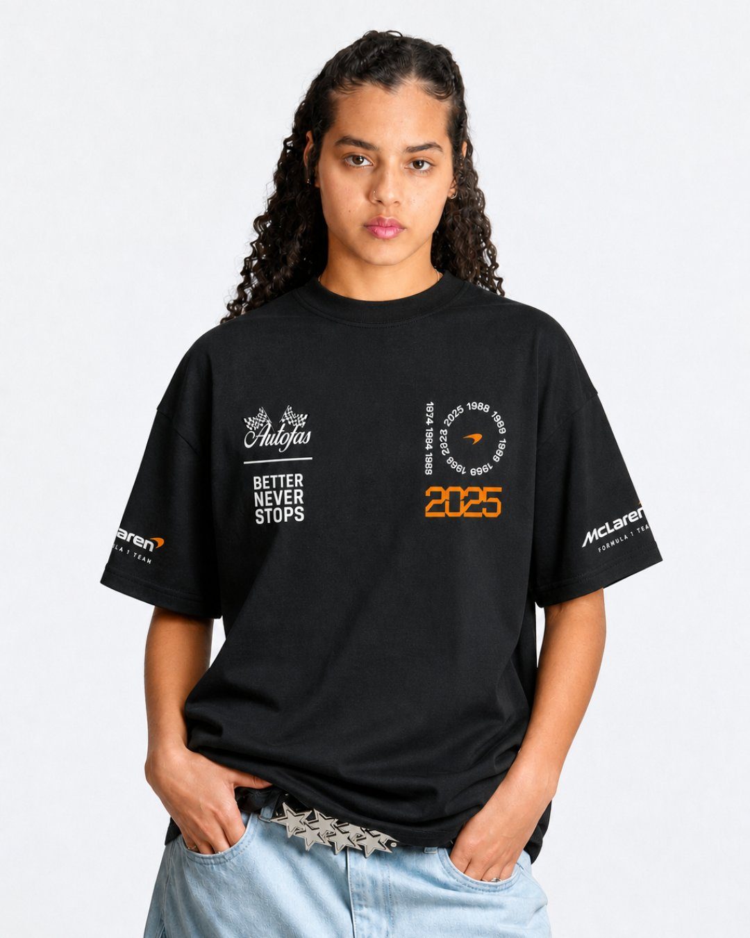 Camiseta Oversized Edição Mclaren World Champion 2025