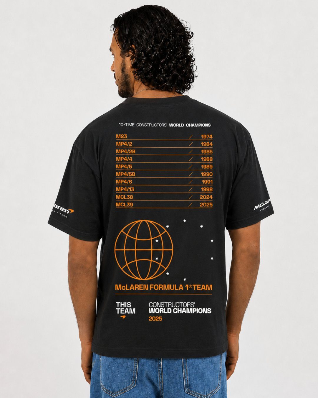 Camiseta Oversized Edição Mclaren World Champion 2025