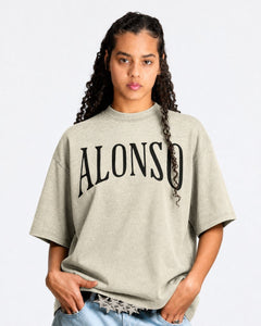 Camiseta Oversized Fernando Alonso Offwhite Card