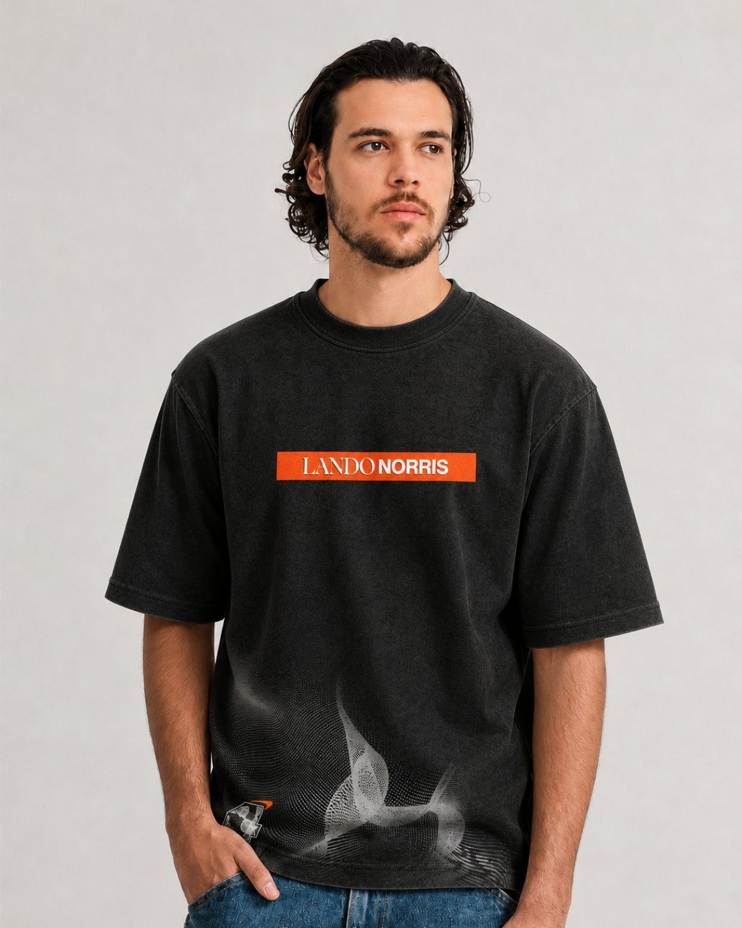 Camiseta Oversized Lando Norris Aura