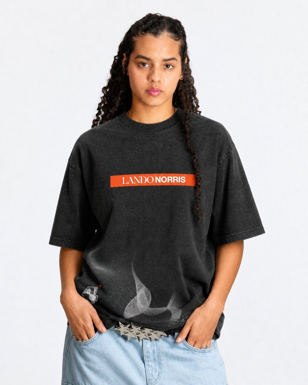 Camiseta Oversized Lando Norris Aura