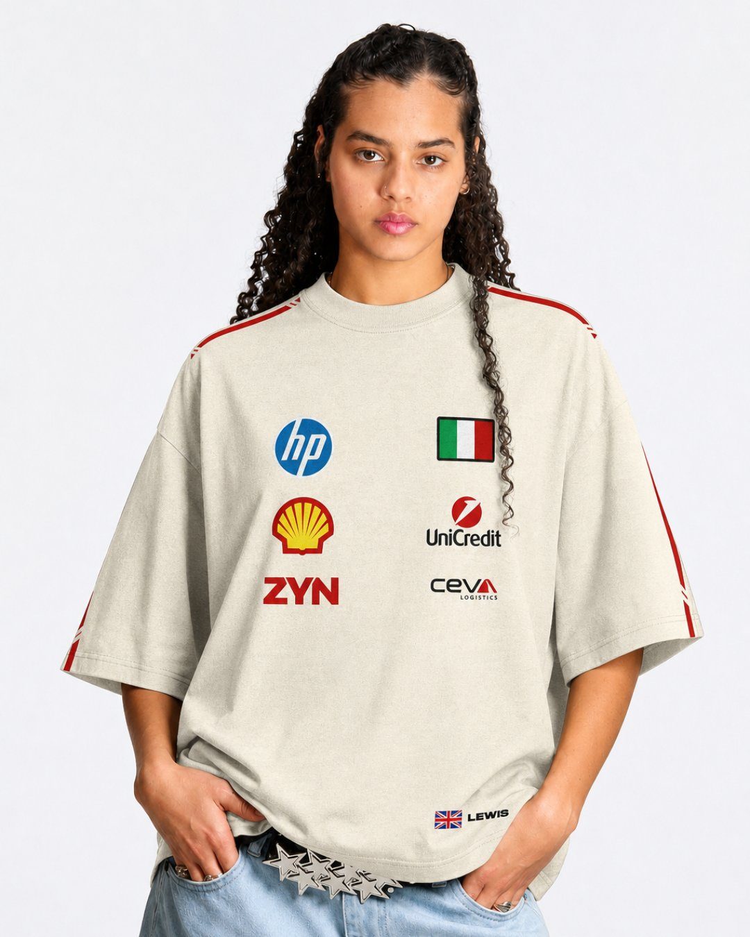 Camiseta Oversized Lewis Hamilton Mônaco Edition 2026