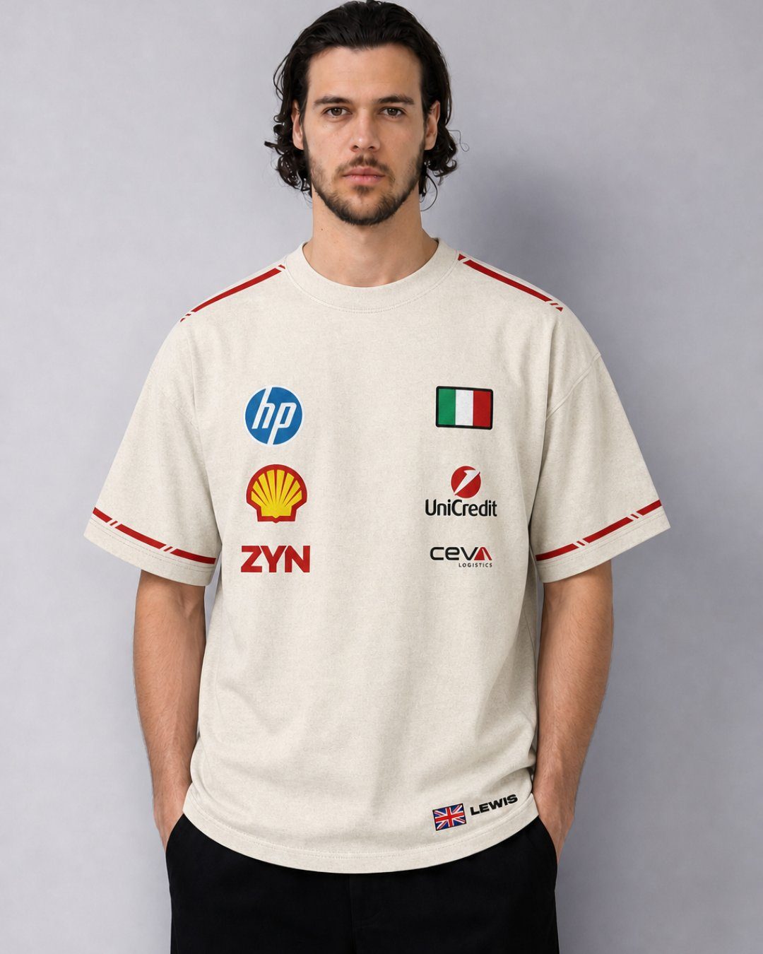 Camiseta Oversized Lewis Hamilton Mônaco Edition 2026