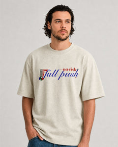 Camiseta Oversized No Risk Full Push Verstappen Off White