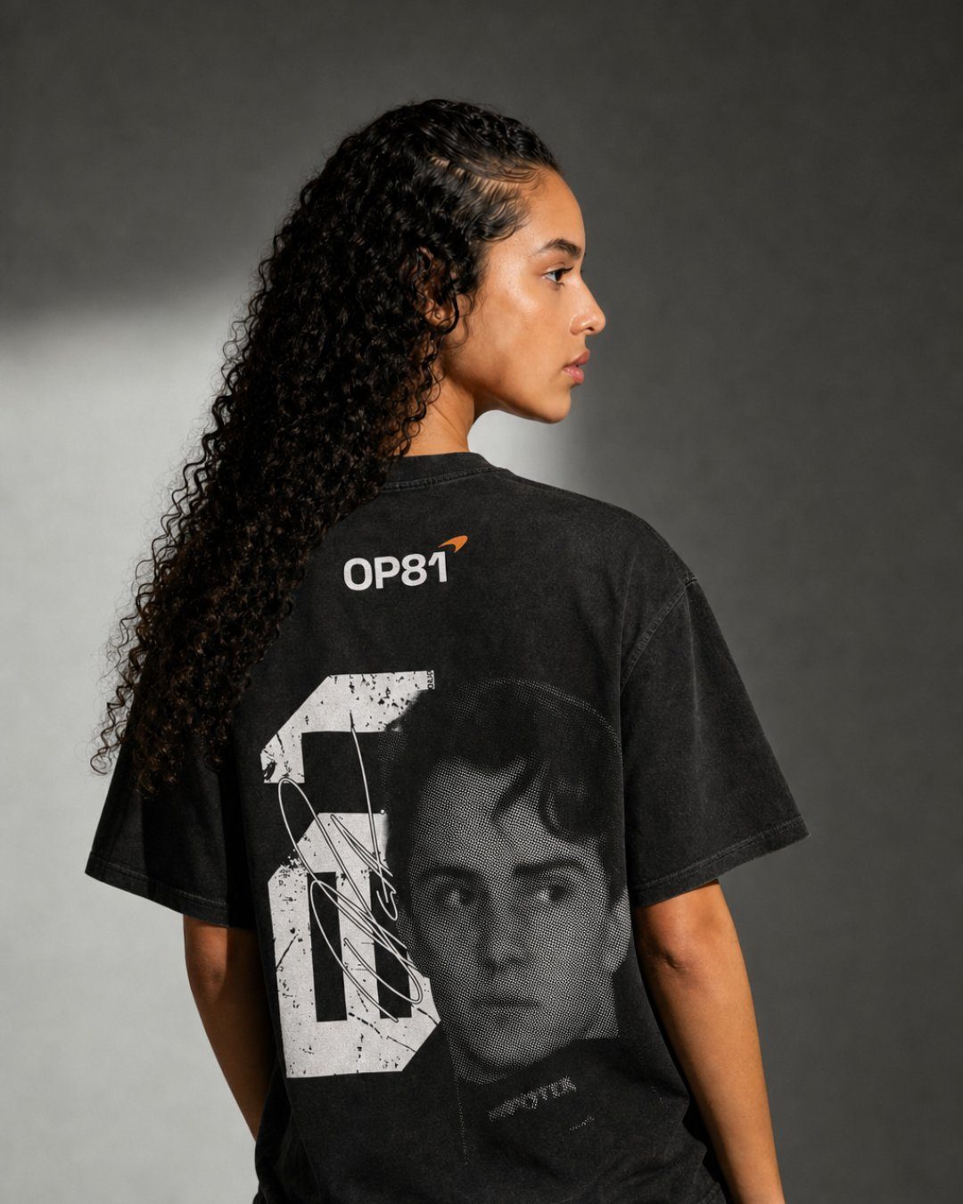 Camiseta Oversized Oscar Piastri Coleção Faces