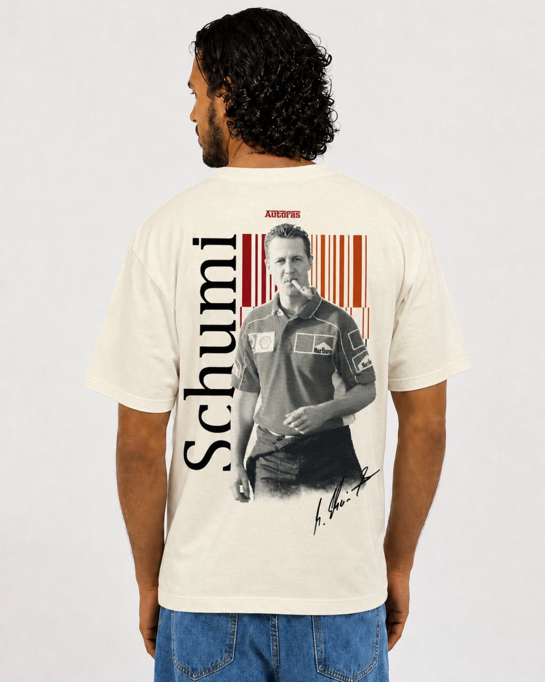 Camiseta Oversized Schumacher Marlboro