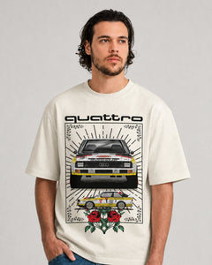 Camiseta Oversized Audi Sportquattro Michèle Mouton