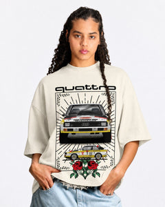 Camiseta Oversized Audi Sportquattro Michèle Mouton