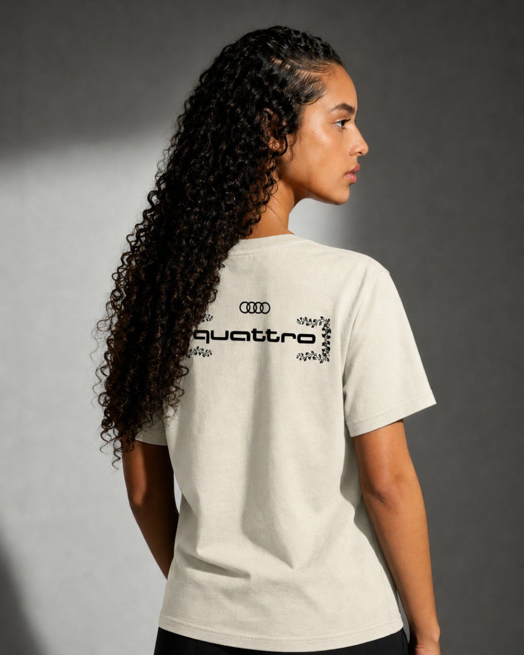 Camiseta Oversized Audi Sportquattro Michèle Mouton