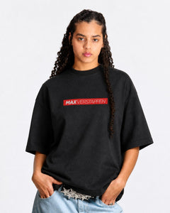 Camiseta Oversized Verstappen Leon Coleção Censored - Preta