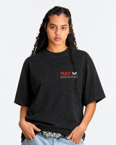 Camiseta Oversized Verstappen Coleção Silhouette Pilots - Preta