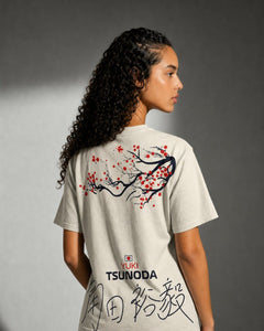 Camiseta Oversized Yuki Tsunoda Country Off White Card