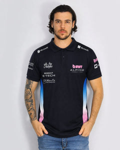 Camiseta Polo Alpine Equipe Azul Marinho 2025
