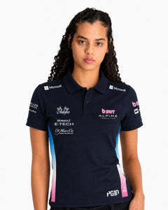 Camiseta Polo Alpine Pierre Gasly Azul Marinho 2025