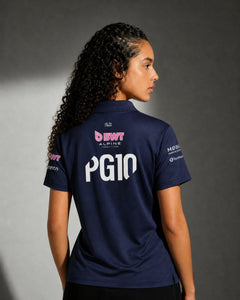 Camiseta Polo Alpine Pierre Gasly Azul Marinho 2025