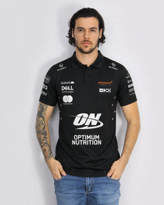 Camiseta Polo Mclaren Equipe Preto 2025