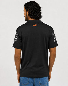 Camiseta Polo Mclaren Equipe Preto 2025