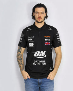 Camiseta Polo Mclaren Lando Norris Preto 2025