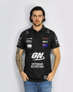 Camiseta Polo Mclaren Oscar Piastri Preto 2025