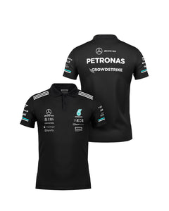 Camiseta Polo Mercedes Equipe Preto 2025