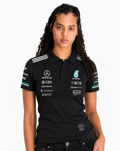 Camiseta Polo Mercedes Kimi Antonelli Preto 2025