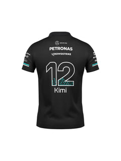 Camiseta Polo Mercedes Kimi Antonelli Preto 2025