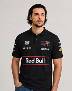Camiseta Polo Red Bull Equipe Preto 2025