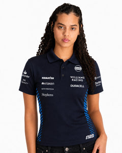 Camiseta Polo Williams Alex Albon Azul Marinho 2025