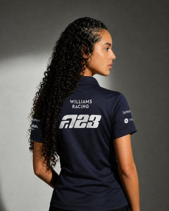 Camiseta Polo Williams Alex Albon Azul Marinho 2025