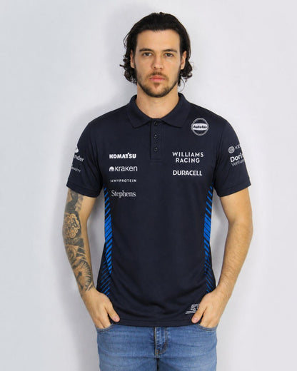 Camiseta Polo Williams Carlos Sainz Azul Marinho 2025