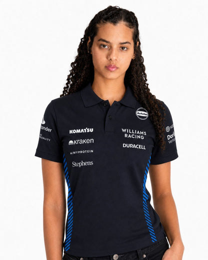Camiseta Polo Williams Equipe Azul Marinho 2025