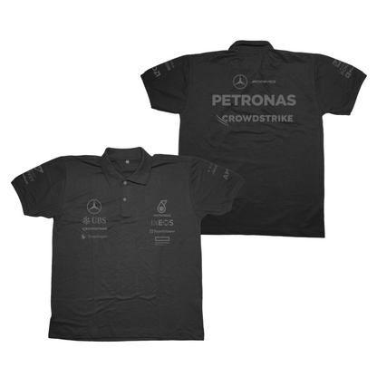 Camisa Polo Mercedes 2024 All Black