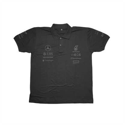 Camisa Polo Mercedes 2024 All Black