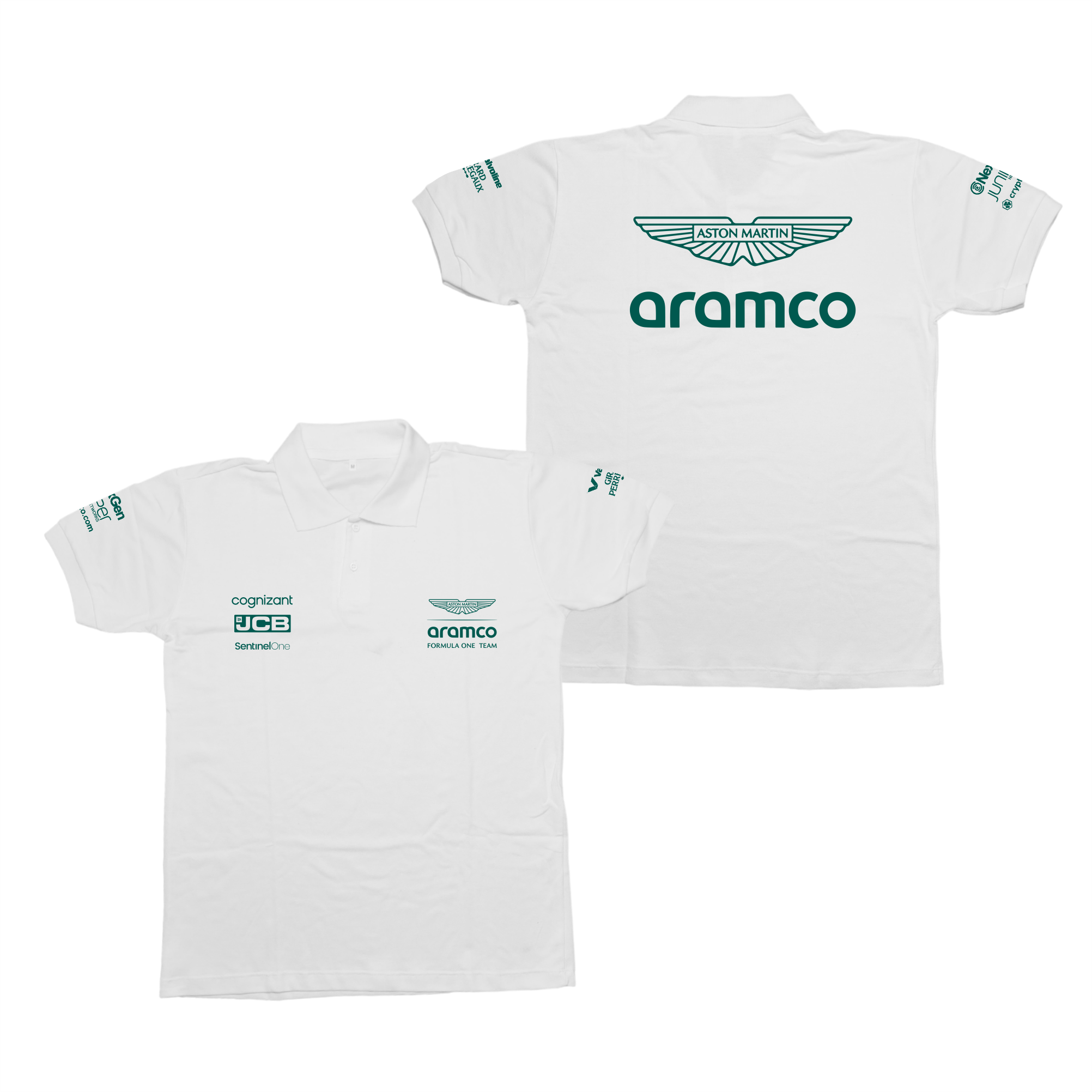 Camisa Polo Aston Martin 2024 Branca