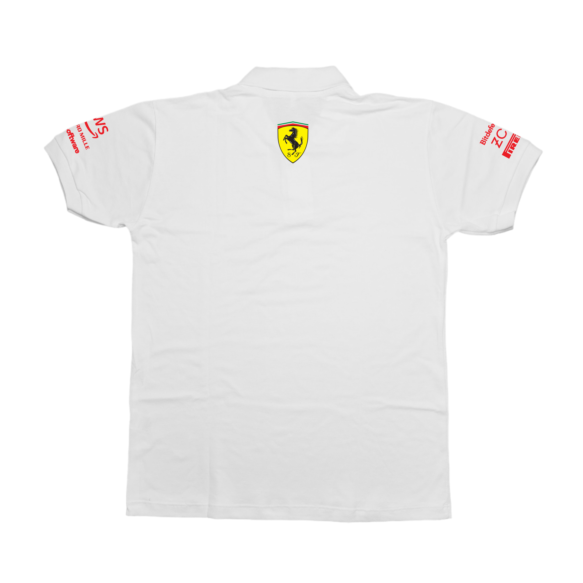 Camisa Polo Ferrari 2024 Branca