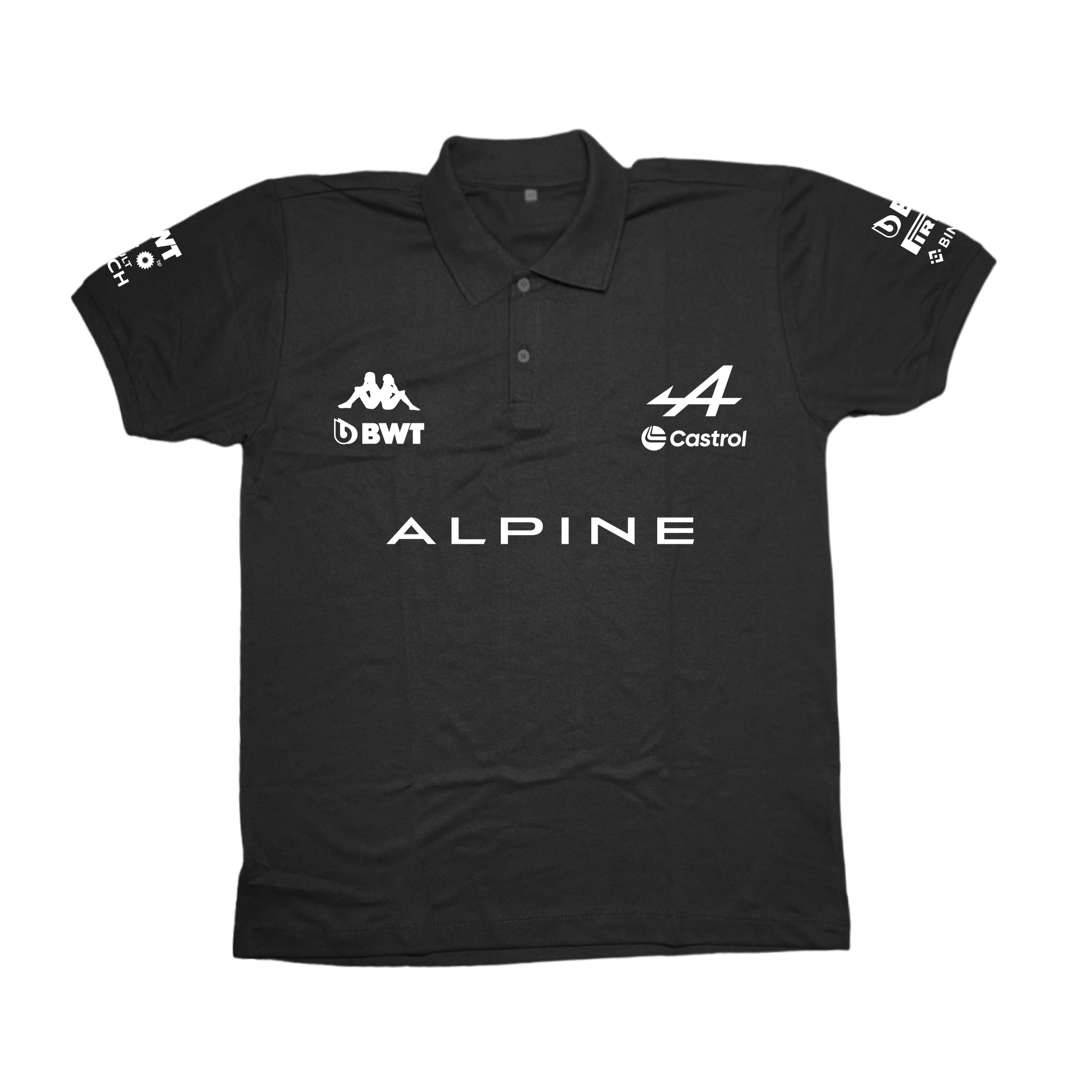 Camisa Polo Estaban Ocon Alpine F1 2024 Preto