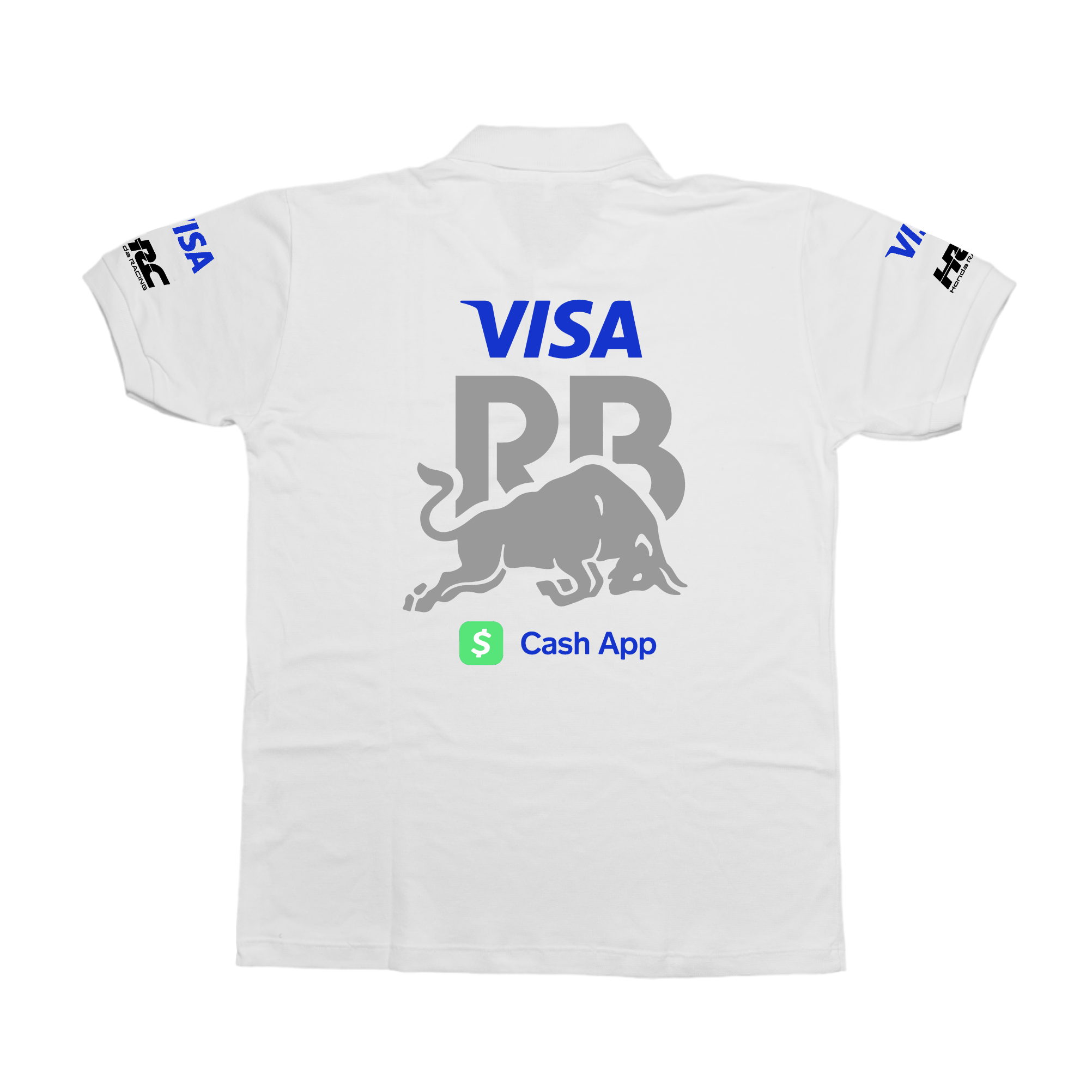 Camisa Polo Visa Racing Bulls Branca 2024