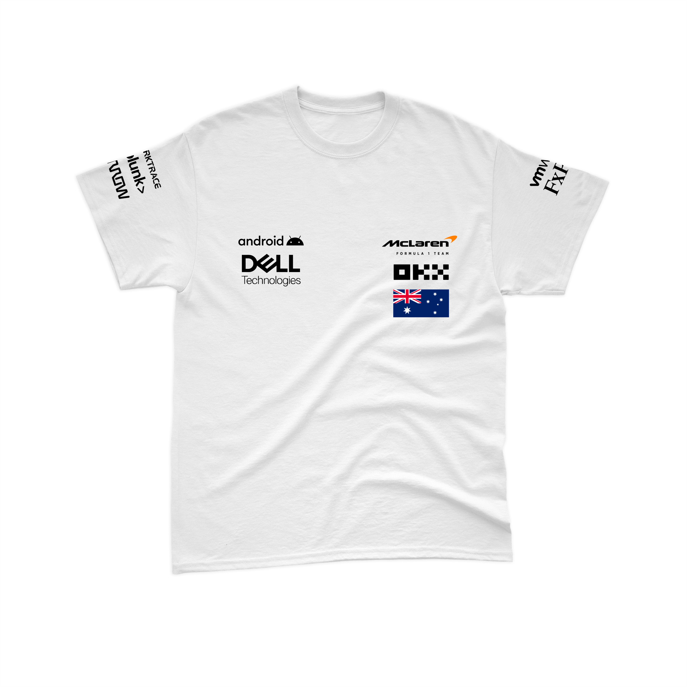 Camiseta Algodão Lando Norris Mclaren 2024 Branca