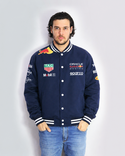 Jaqueta Red Bull Equipe 2025 Azul Marinho