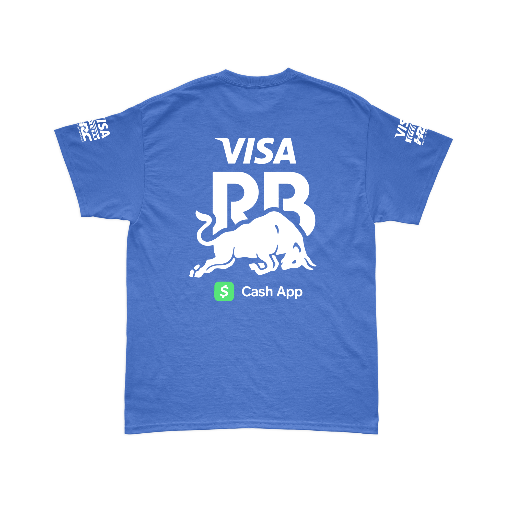 Camiseta Algodão Visa Racing Bulls Azul Royal 2024