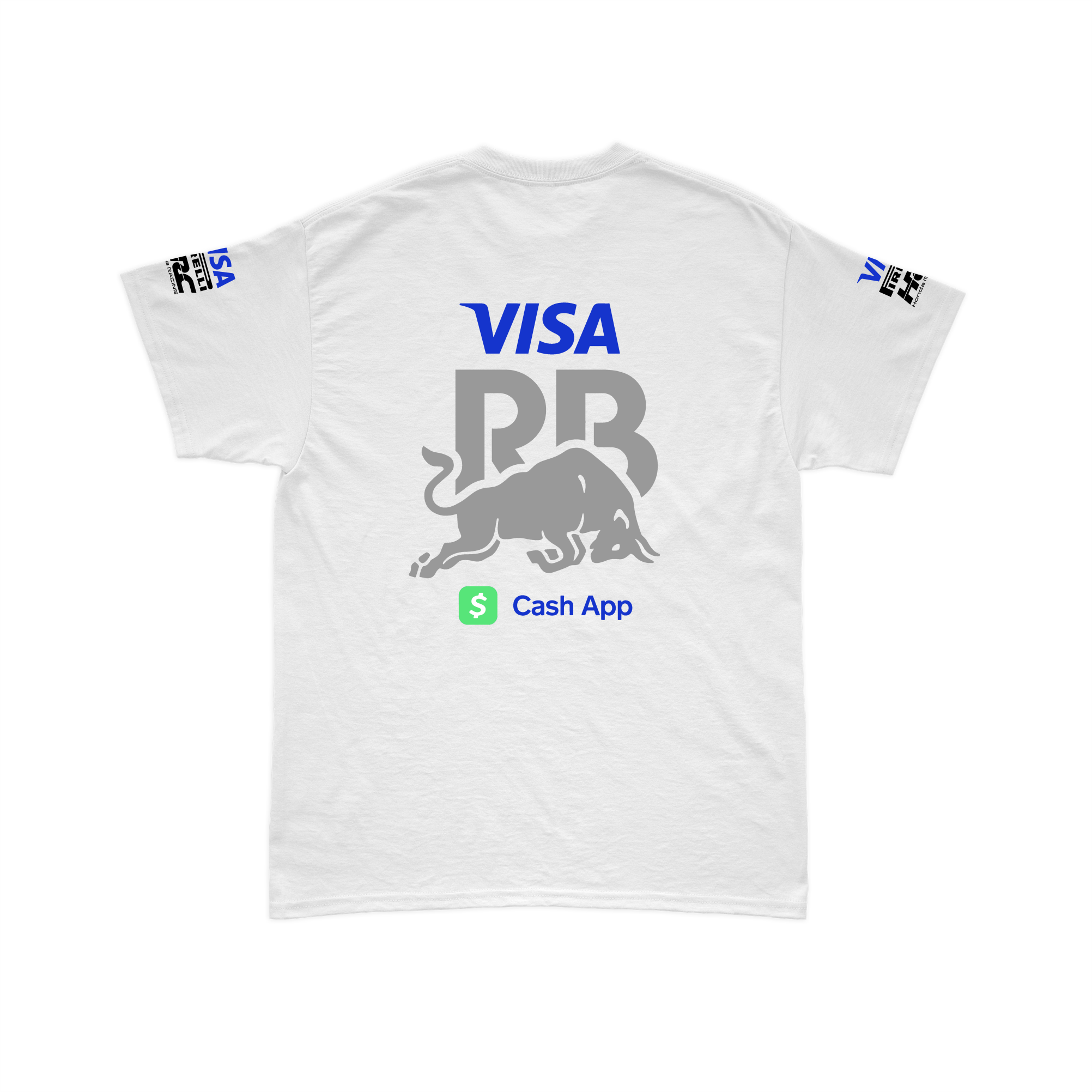 Camiseta Algodão Visa Racing Bulls Branca 2024