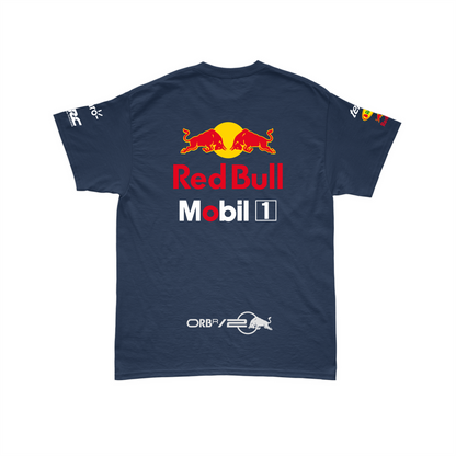 Camiseta Algodão Red Bull Racing 2024 Azul Marinho