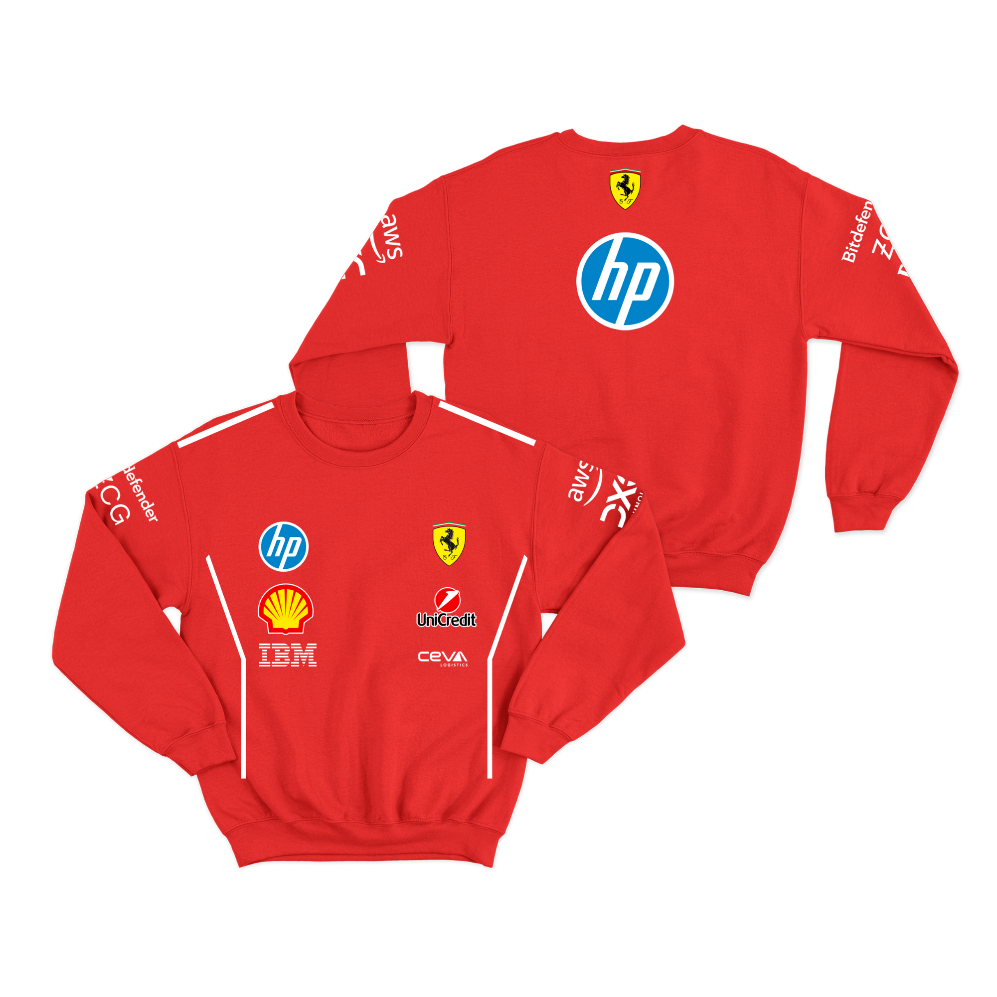 Moletom Ferrari 2025 Vermelho
