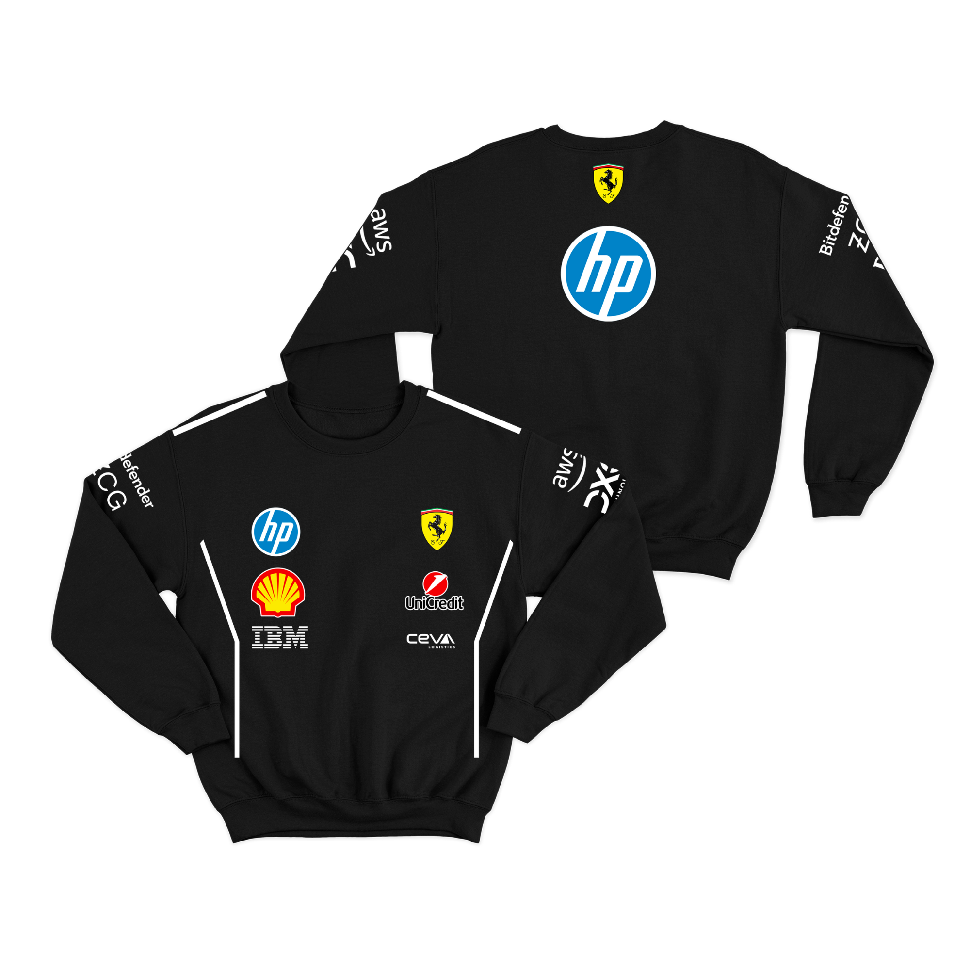 Moletom Ferrari 2025 Preto